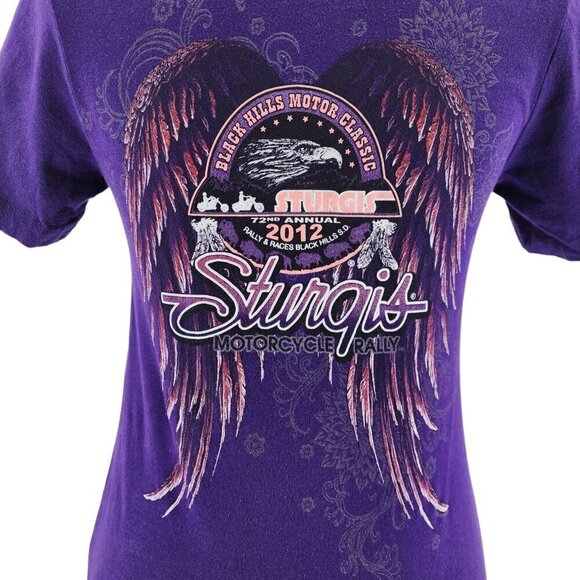 Belle Missy Sturgis Motorcycle Rally 2012 Black Hills Motor Classic Top Small - Picture 5 of 8